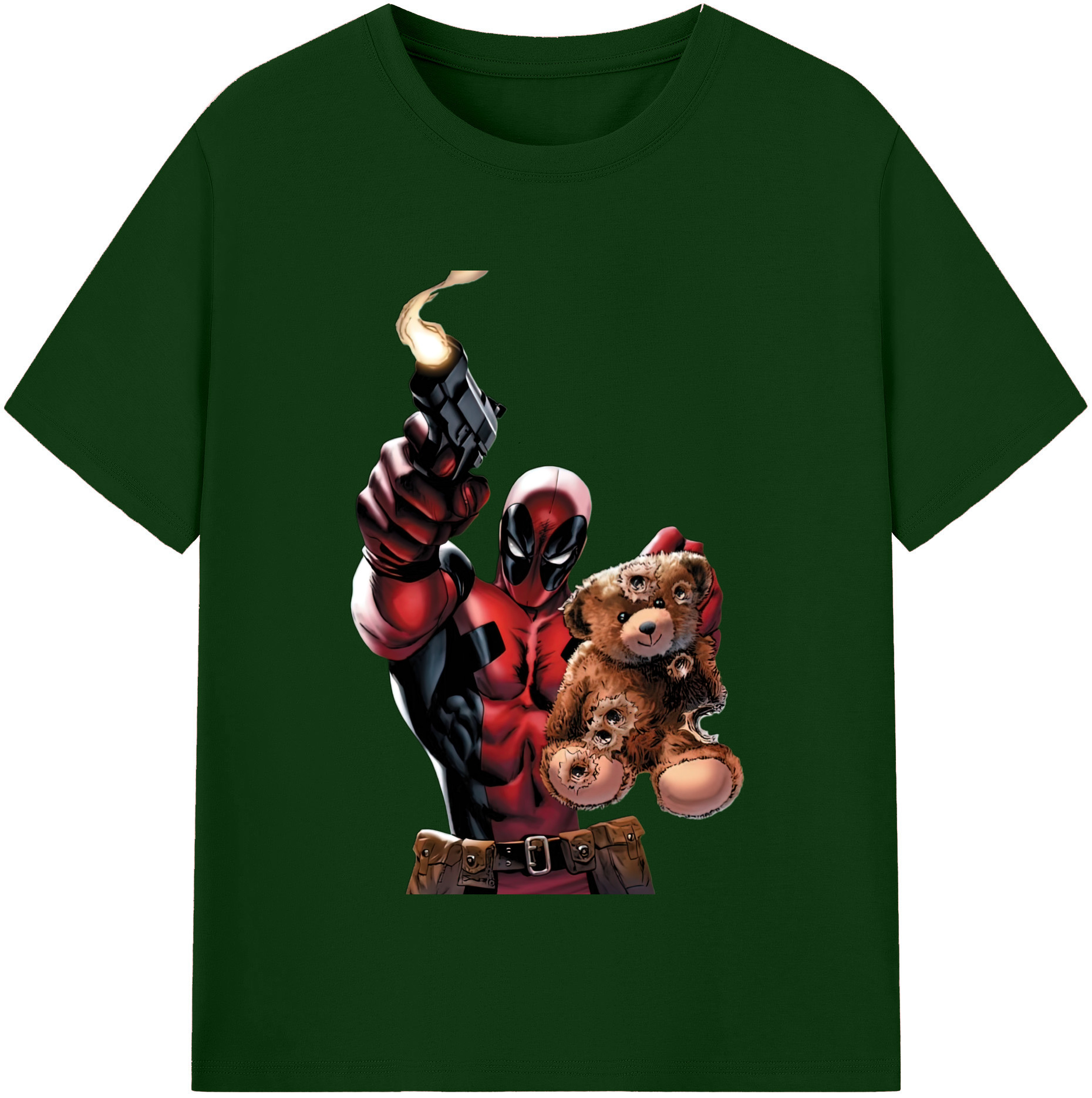 （画像用） Deadpool デッドプール 綿100％半袖Tシャツ（フロントプリント）